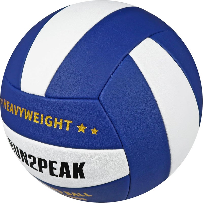 RUN2PEAK Setter Training Volleyball Official Size 5 Volleyballs Heavy Weight Ball PU Practice Volley Balls for Indoor Rebounder Equipment Setters Weighted Volleyball Setting Trainer - Image 3